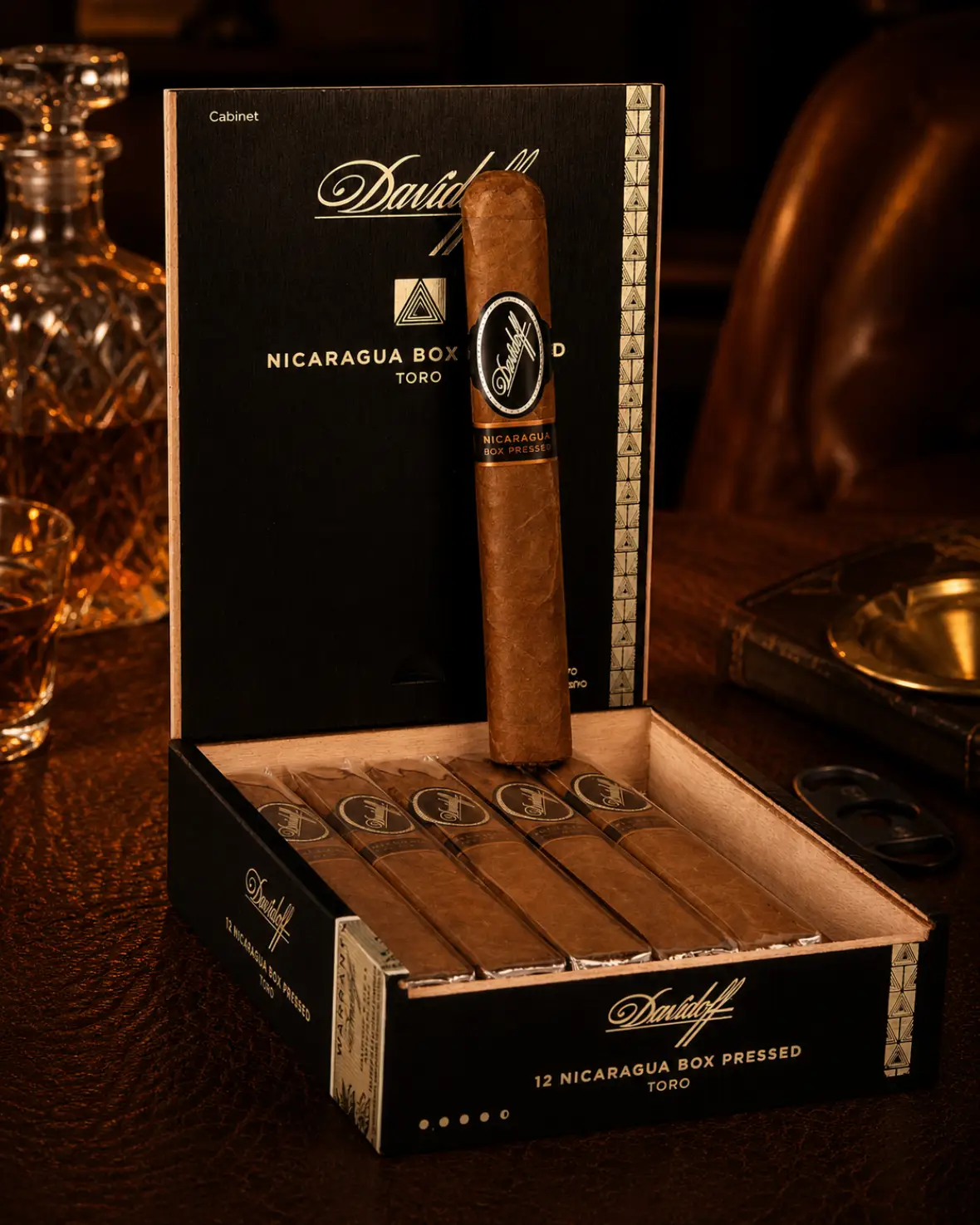 DAVIDOFF NICARAGUA BOX PRESSED ROBUSTO BOX OF 12 - Image 3