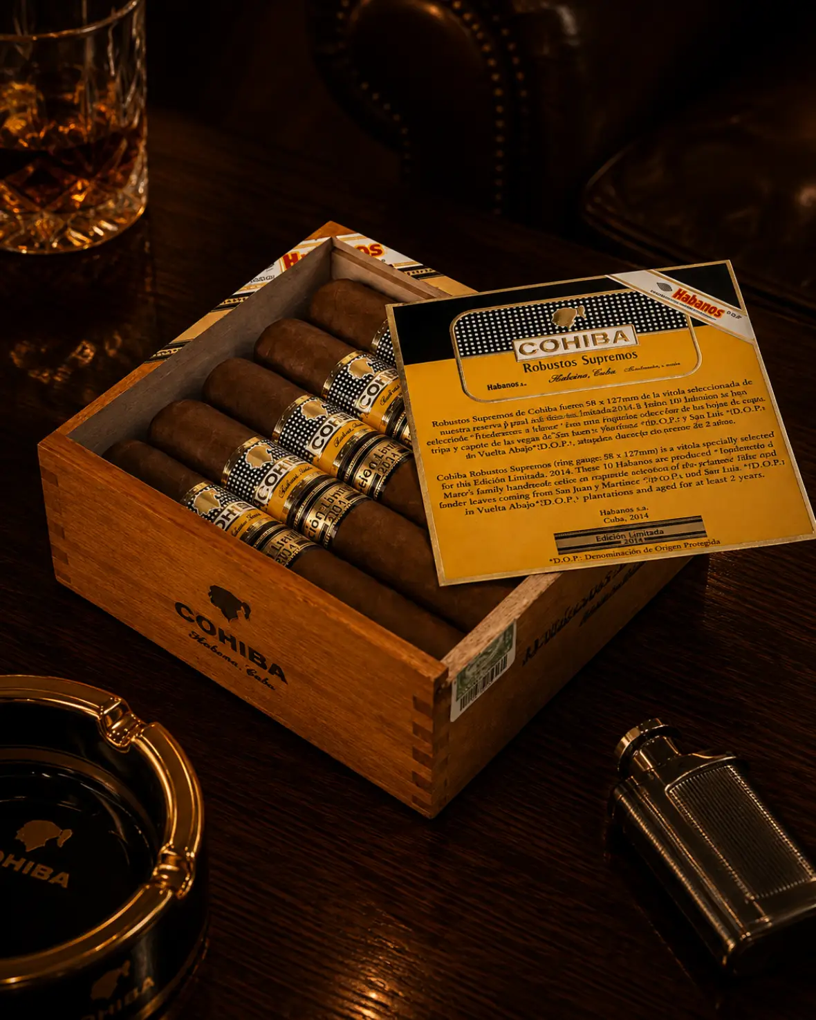 COHIBA ROBUSTOS SUPREMOS EDICION LIMITADA 2014 - Image 2